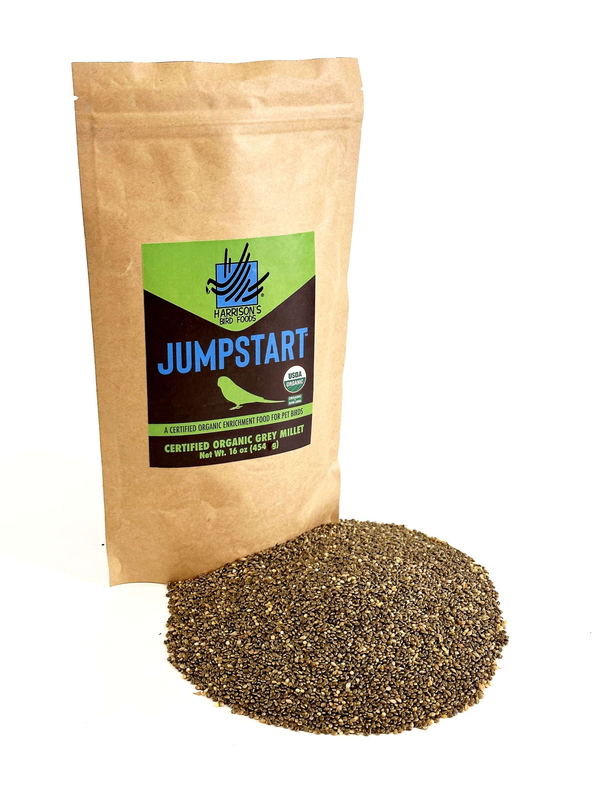 NEW! JUMPSTART GREY MILLET* Harrison's Bird Foods