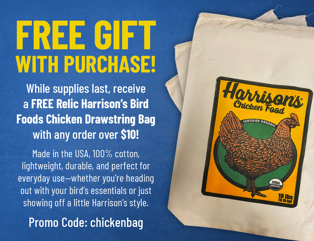 Chicken Bag Free Gift