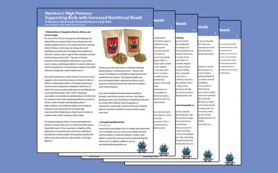 Harrison’s High Potency: Supporting Birds with Increased Nutritional Needs Reference
